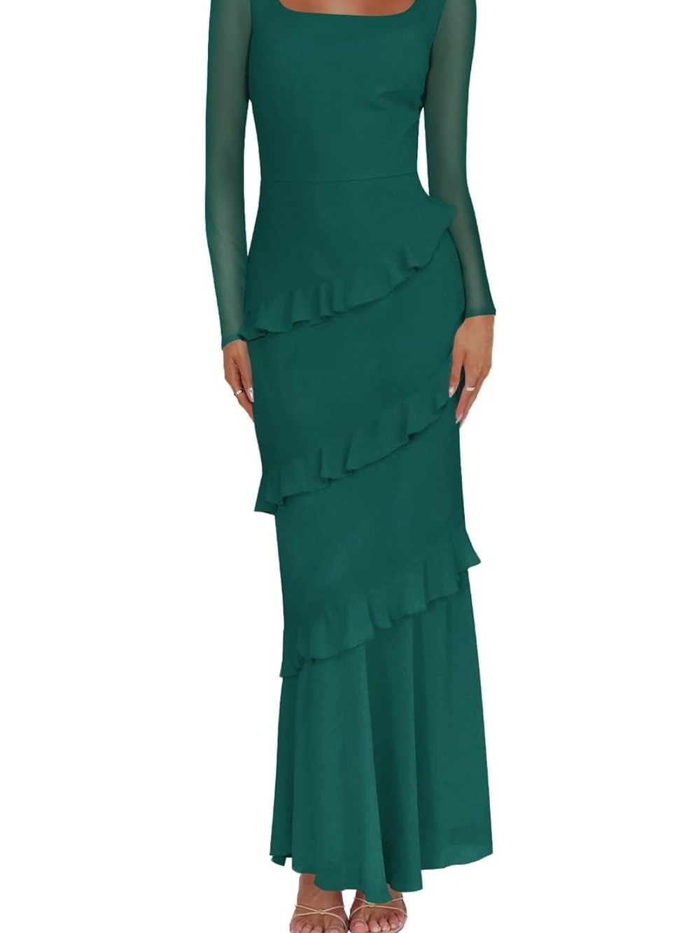 Womens Dark Green Dress